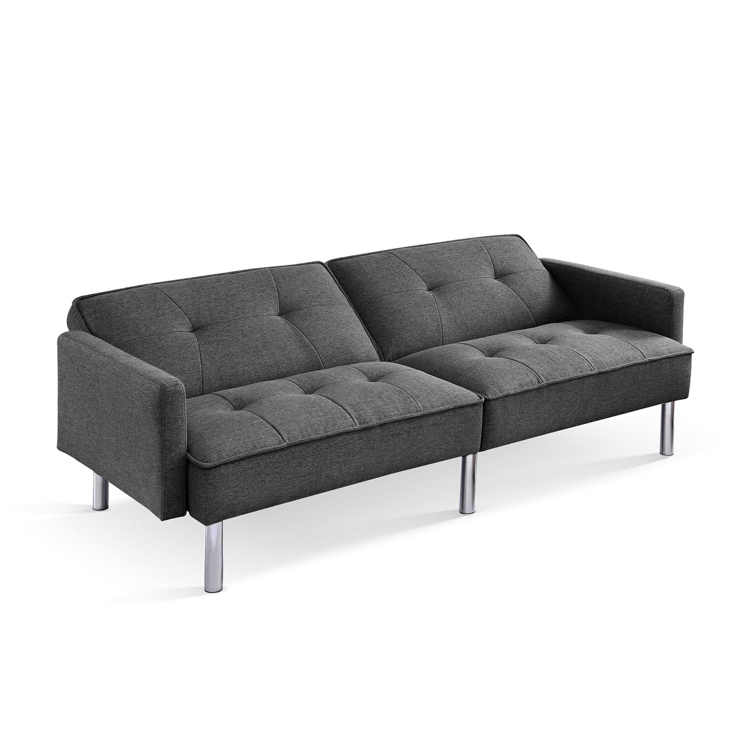 Tonopah 85" Tufted Futon Convertible Sleeper Sofa