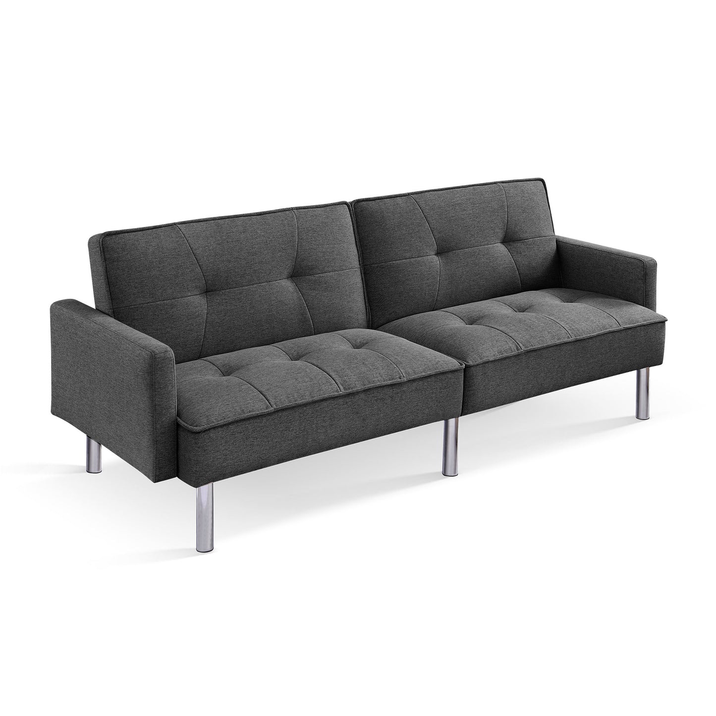 Tonopah 85" Tufted Futon Convertible Sleeper Sofa