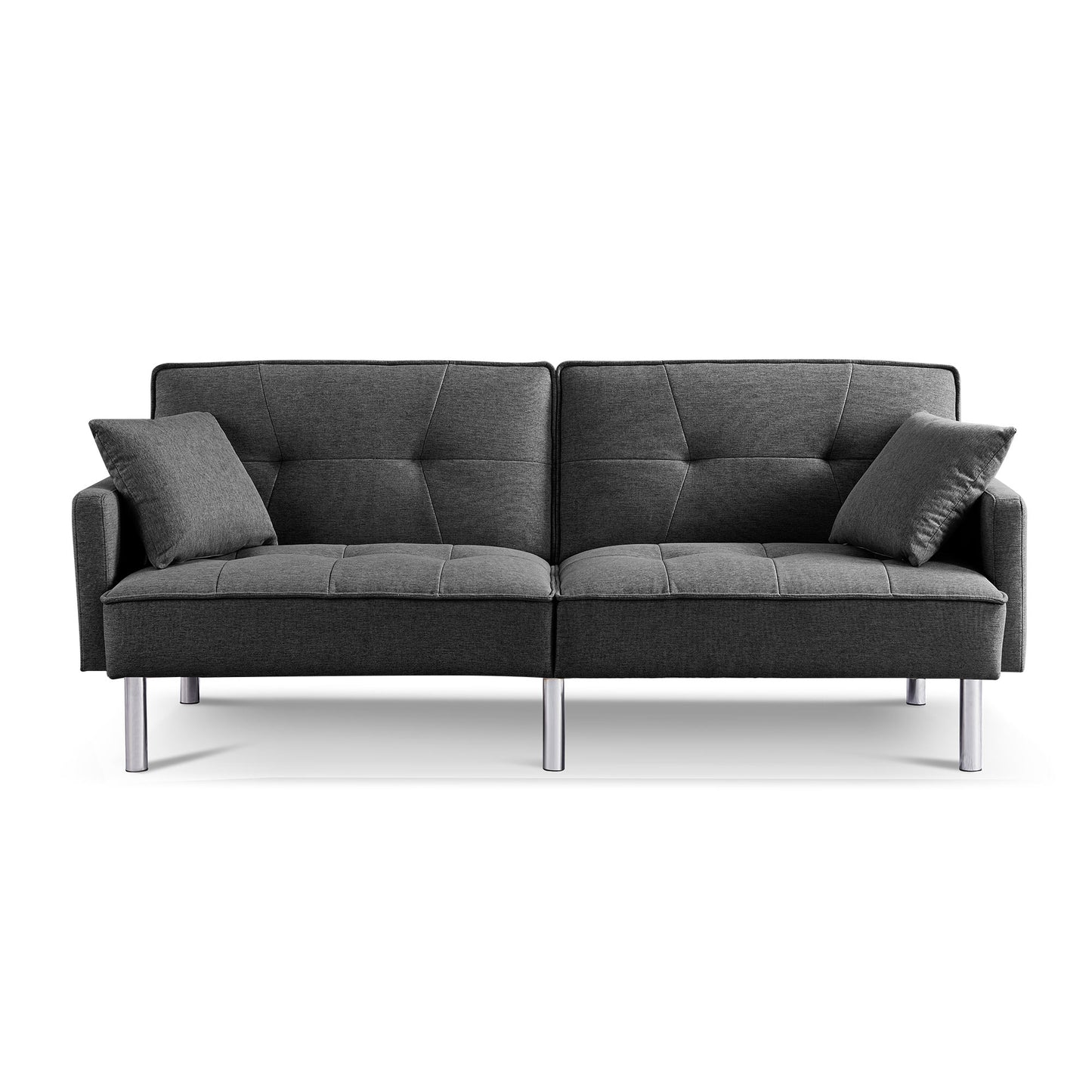 Tonopah 85" Tufted Futon Convertible Sleeper Sofa